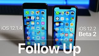 iOS 12.1.4 and iOS 12.2 Beta 2 - Follow Up