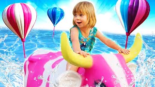 Aventuras en Candyland: Día de Bianca en el Parque Acuático | Diversión y Juguetes para Niñas