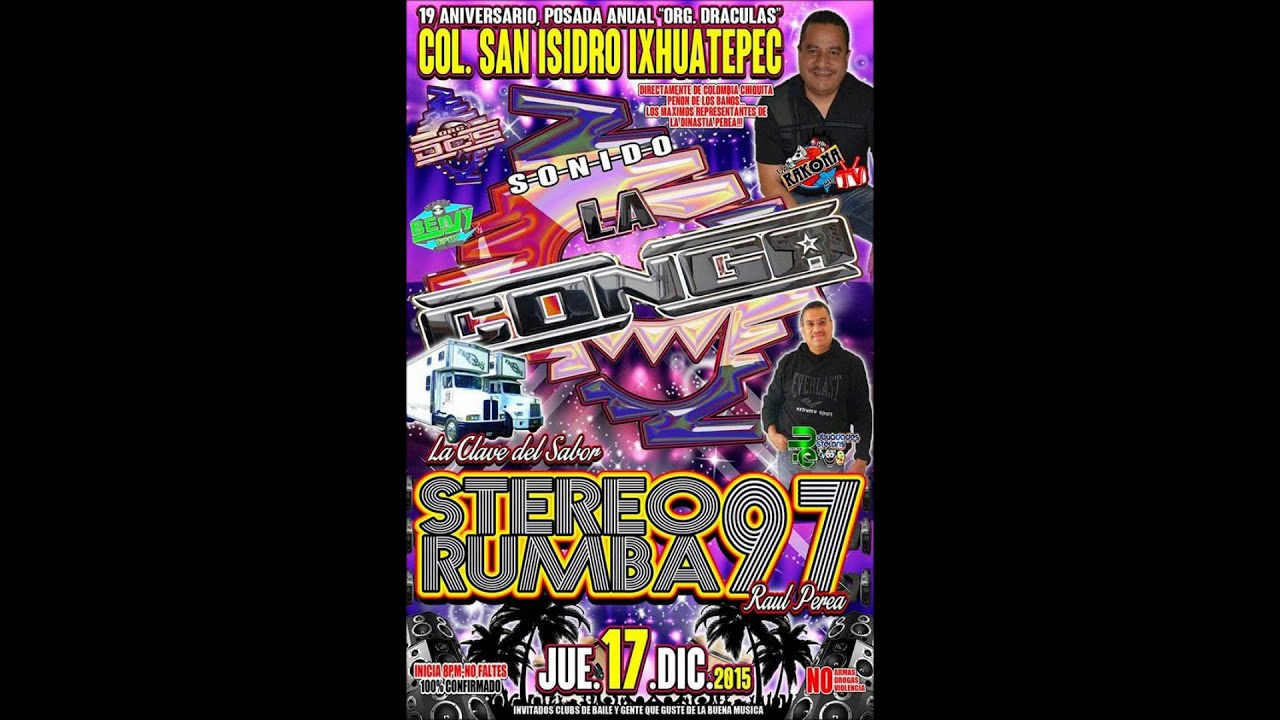 SONIDO LA CONGA-ROCK AND ROLL-COL SN ISIDRO-17-DIC-2015