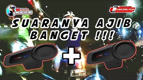 TES SUARA INTERCOM MAXTO M2 - yang sudah di MOD | pairing ke intercom MAXTO M2 - ini hasilnya ❗❗❗