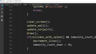 How to Create a Simple Ninja Video Game in C screenshot 4