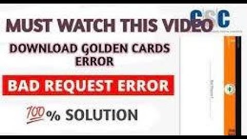 aayushman card download bad request error | Complete solution with card download