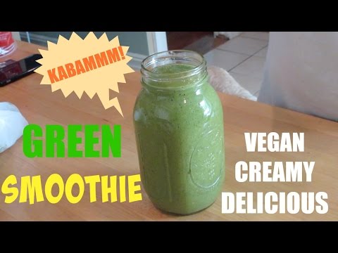 GREEN SMOOTHIE WITH SILK CREAMY CASHEW MILK