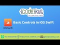 Basic Controls in iOS Swift