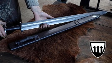 Forging a Viking sword, part 3, making the scabbard.