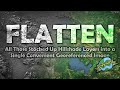 One Minute Map Hack: Flatten Hillshades into a Single Layer