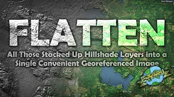 One Minute Map Hack: Flatten Hillshades into a Single Layer