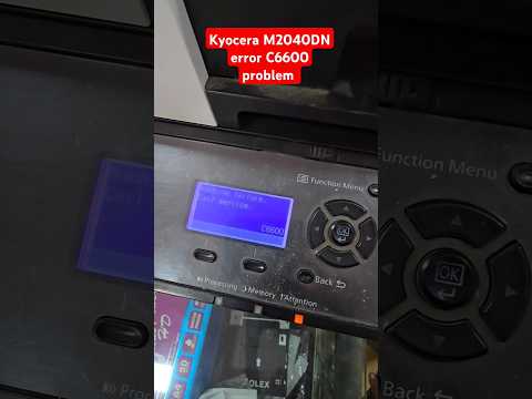 Kyocera M2040DN Duplex Legal size glass 1minute copy Speed #errorC6600