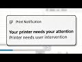 The printer needs user intervention for fixing a Brother printer error. 🖨️