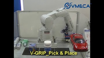 Demonstration Robot - Vacuum Gripping System (V-Grip System) for Various Objects [VMECA]