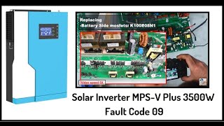 The Solar Inverter MPS-V Plus 3500W: Fault Code 09 screenshot 4