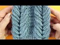 Супер узор для снуда   Объемная коса крючком Crochet stitch  118