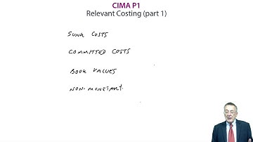 Relevant Costing - CIMA P1