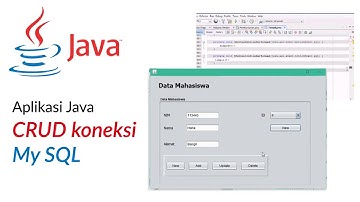 Aplikasi Java CRUD dengan koneksi MySQL