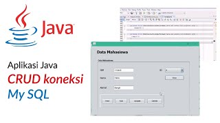 Aplikasi Java CRUD dengan koneksi MySQL screenshot 1