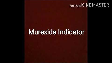 Murexide Indicator