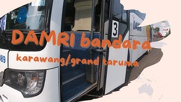 DAMRI shuttle bandara Soekarno Hatta - Karawang Grand Taruma