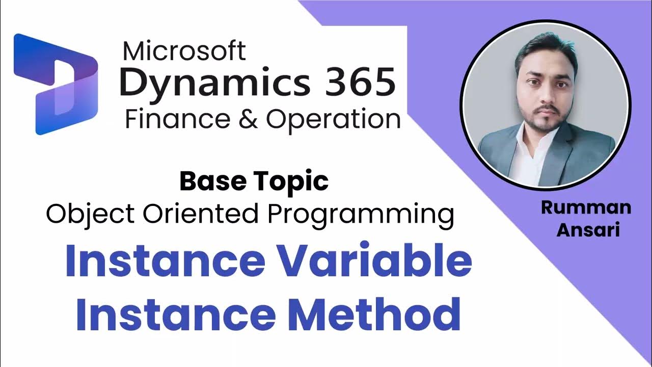 Class Object, Data and Method Object - Code Implementation using X++ ...