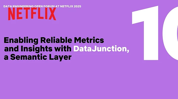 Enabling Reliable Metrics and Insights with DataJunction | Data Engineering Open Forum 2025