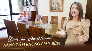 "GỖ ÓC CHÓ - GIA VỊ BÍ MẬT" Nâng Tầm Không Gian Bếp | Nội Thất Đức Dương