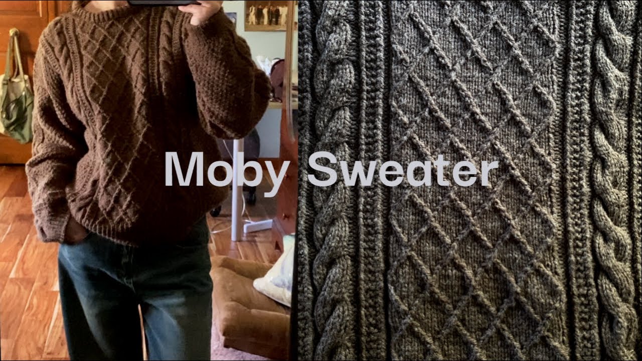 Knitting vlog #1 | Moby Sweater