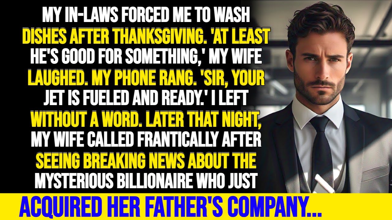 In-laws Made Me Wash Dishes At Thanksgiving. A Week Later I OWNED Their ENTIRE COMPANY