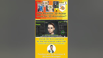 How Realistic 3D Avatar made for 3D Animation | MakeHuman | #blender  4.1 | #tutorial  #animation