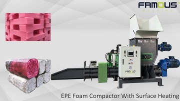 EPE Foam Sheet Compactor Machine with Heating/EPE Foam Compactor Machine/PE Foam Compression Machine