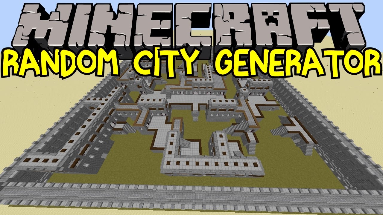 Random City Generator! | Incredible Minecraft Creation! | Vanilla | No