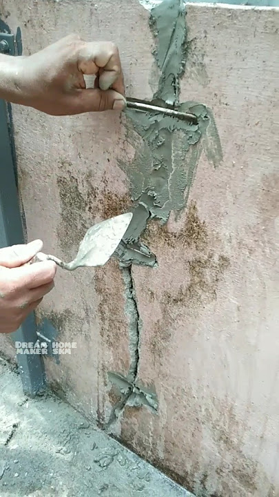 how to fix wall cracks . internal treatment