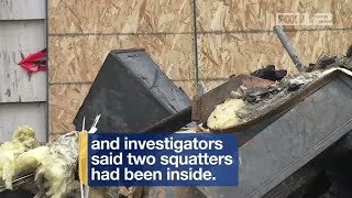2 men squatting inside Salem home hospitalize after fire