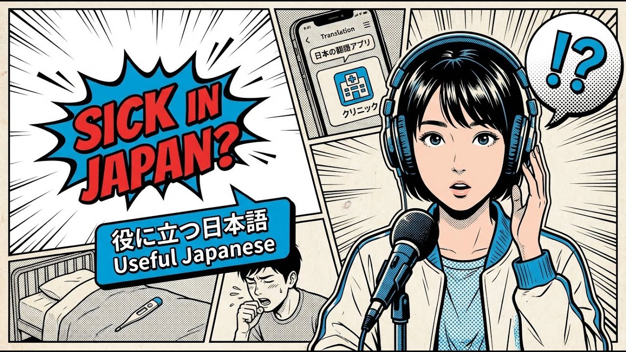 Sick in Japan? Use These Phrases to Stay Professional (N5-N3 Podcast)