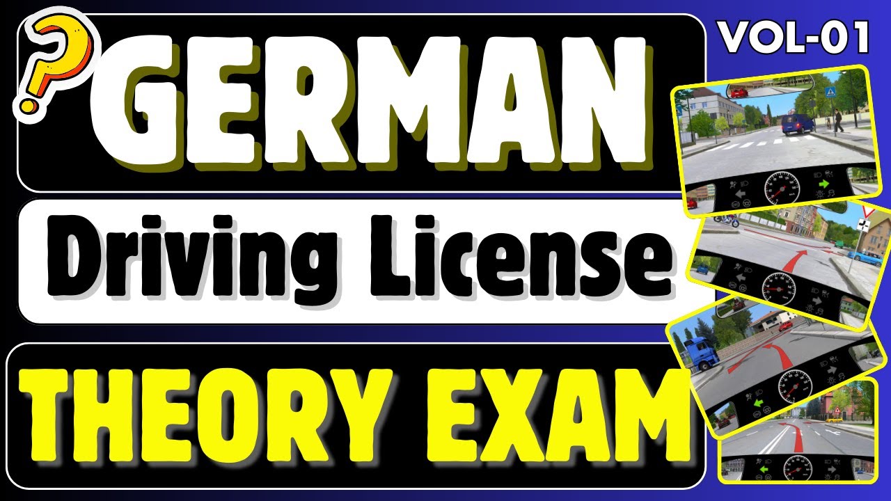 German Driving License Theory Exam - Picture Questions and Answers : Vol-1