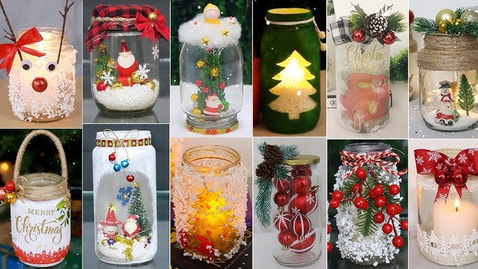 DIY Mason Jar Lid Christmas Ornaments - Zucchini Sisters