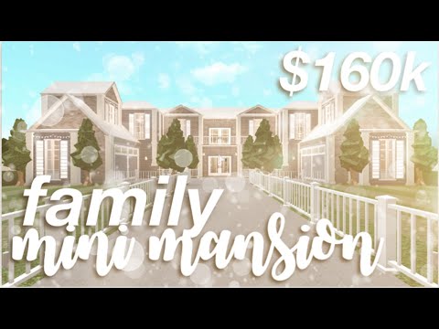Huge Modern Aesthetic Mansion 373k Ii Bloxburg Speedbuild Youtube