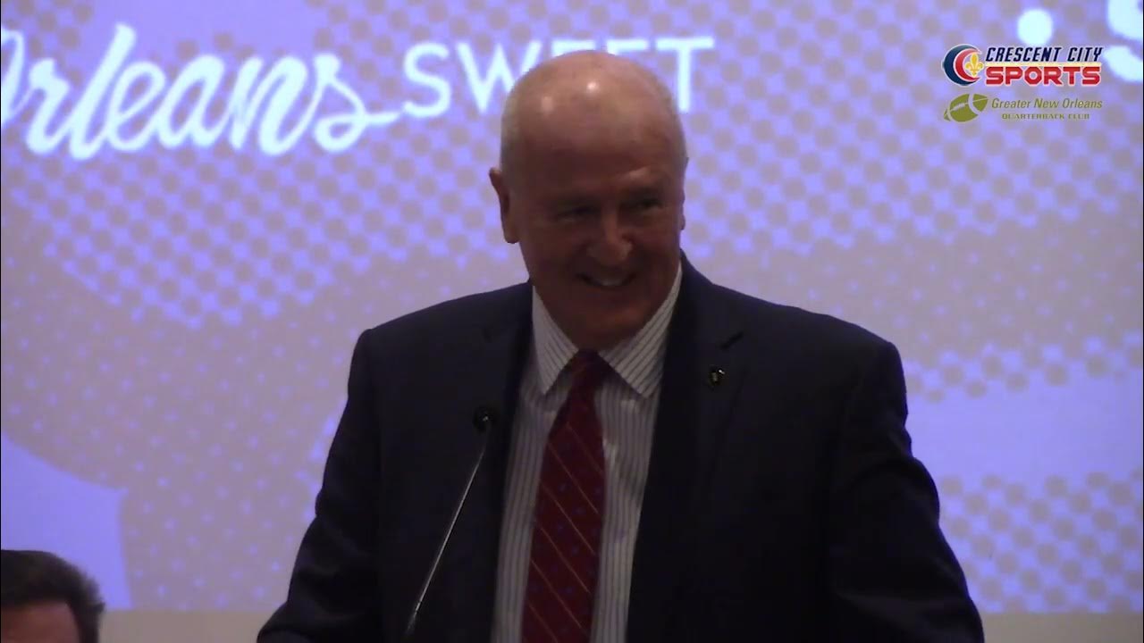 Allstate Sugar Bowl CEO Jeff Hundley at GNO QB Club Oct. 24, 2023