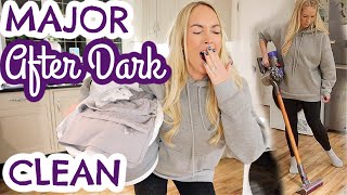 MAJOR AFTER DARK CLEAN & ORGANISE WITH ME! NIGHTLY CLEANING  |  Emily Norris