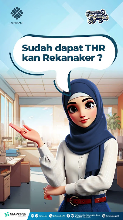 Rekanaker, hari ini deadline pembayaran THR! 🚨 Yang belum cair, lapor ke poskothr.kemnaker.go.id 💼