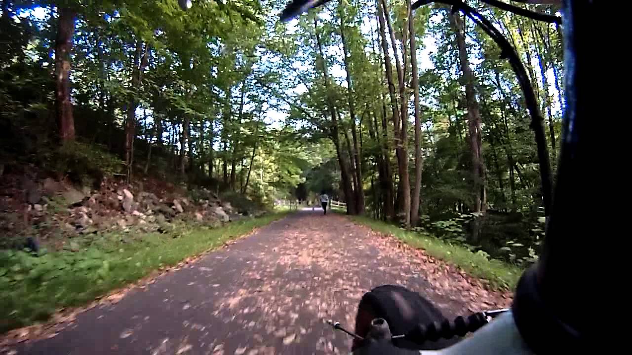 Bike Ride on the Farmington River Trail, Unionville to Collinsville CT