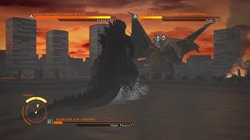 GODZILLA PS4: Godzilla 2014 vs SpaceGodzilla vs Mecha-King Ghidorah