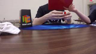 1:48.54 Rubiks Cube Blindfolded Official Solve