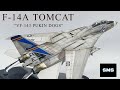 172 academy f14a tomcat vf143 pukin dogs full build scale model aircraft kit 12563