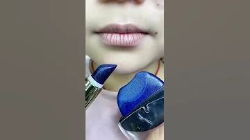 Chinese lipstick tutorials videos. Credit goes to lipstick552 on TikTok