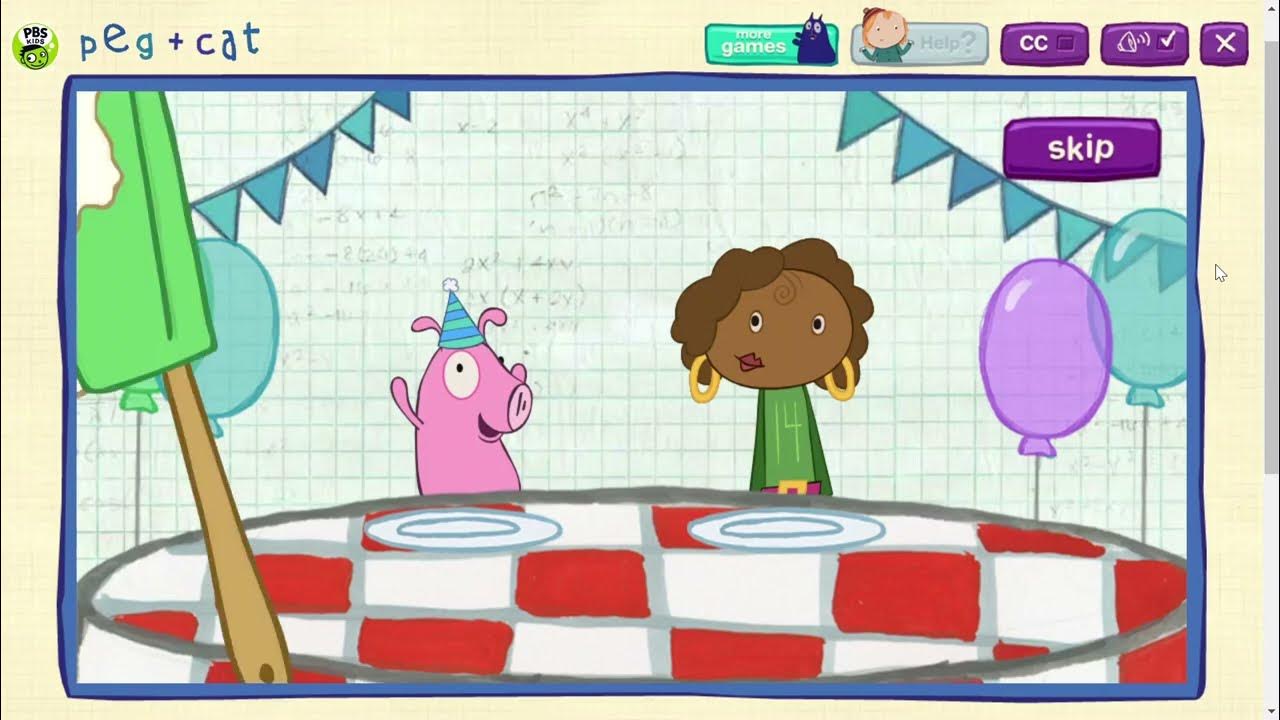 Make the Cake Digital Game, Peg + Cat