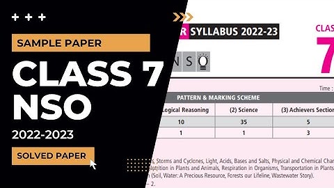 Class 7 NSO sample paper 2022-2023 solved paper/NSO class 7 sample paper 2022-2023/class 7 Olympiad