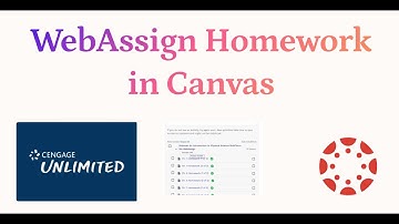 Assign New WebAssign Activities in Canvas