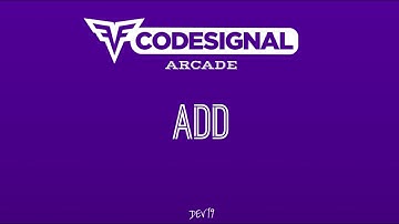 #1. Add  | Codesignal Solutions