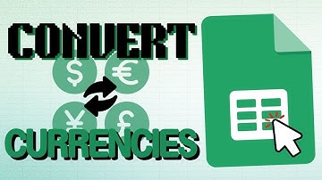 How to Convert Currencies in Google Sheets! (Realtime Update)