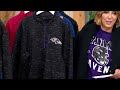 NFL Men&#39;s Transitional Bonded Half Zip Pullover on QVC