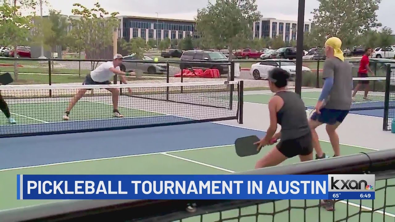 Pickleball tournament held in Austin this weekend YouTube